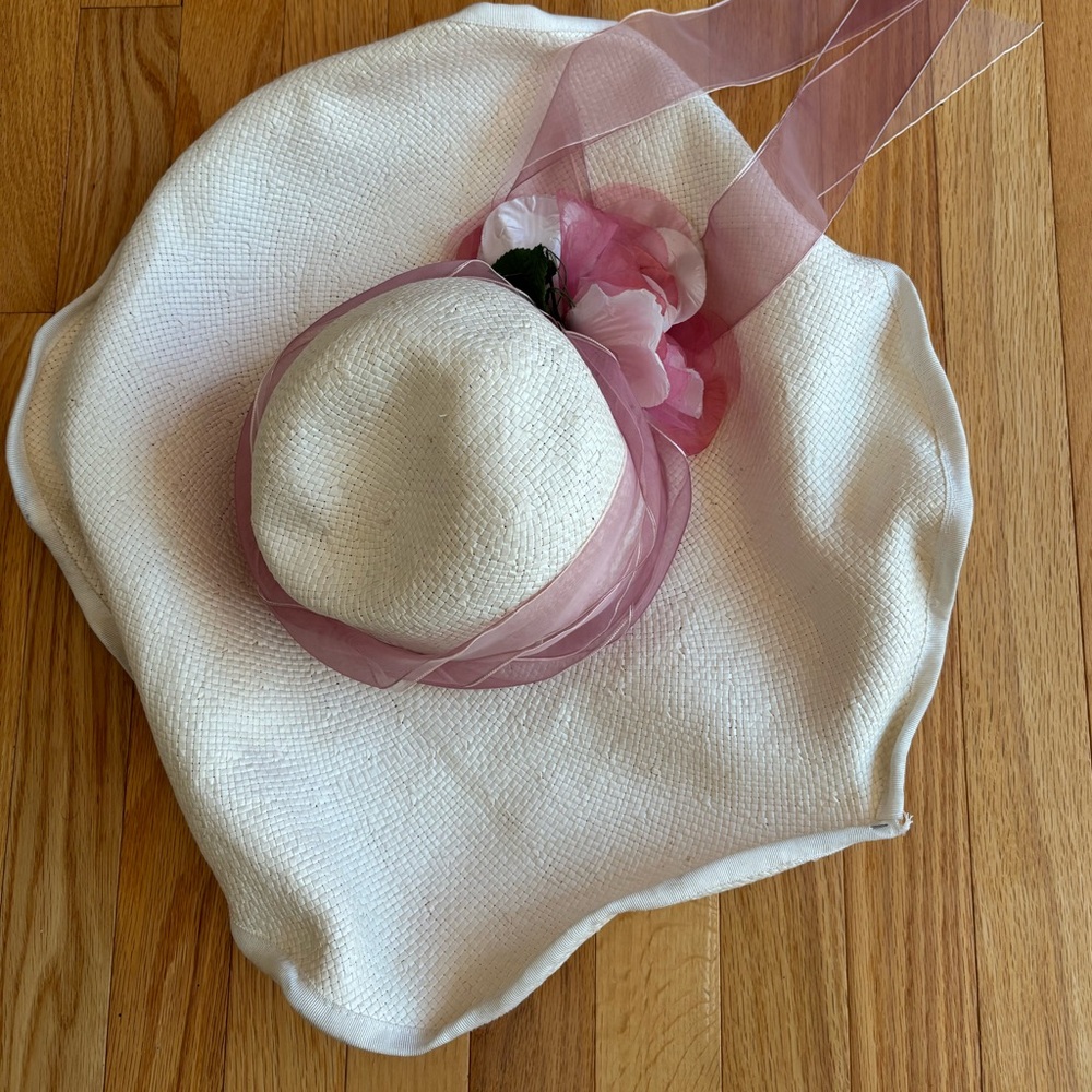 NWOT Daniele Meucci Women's Straw Hat Made in Italy